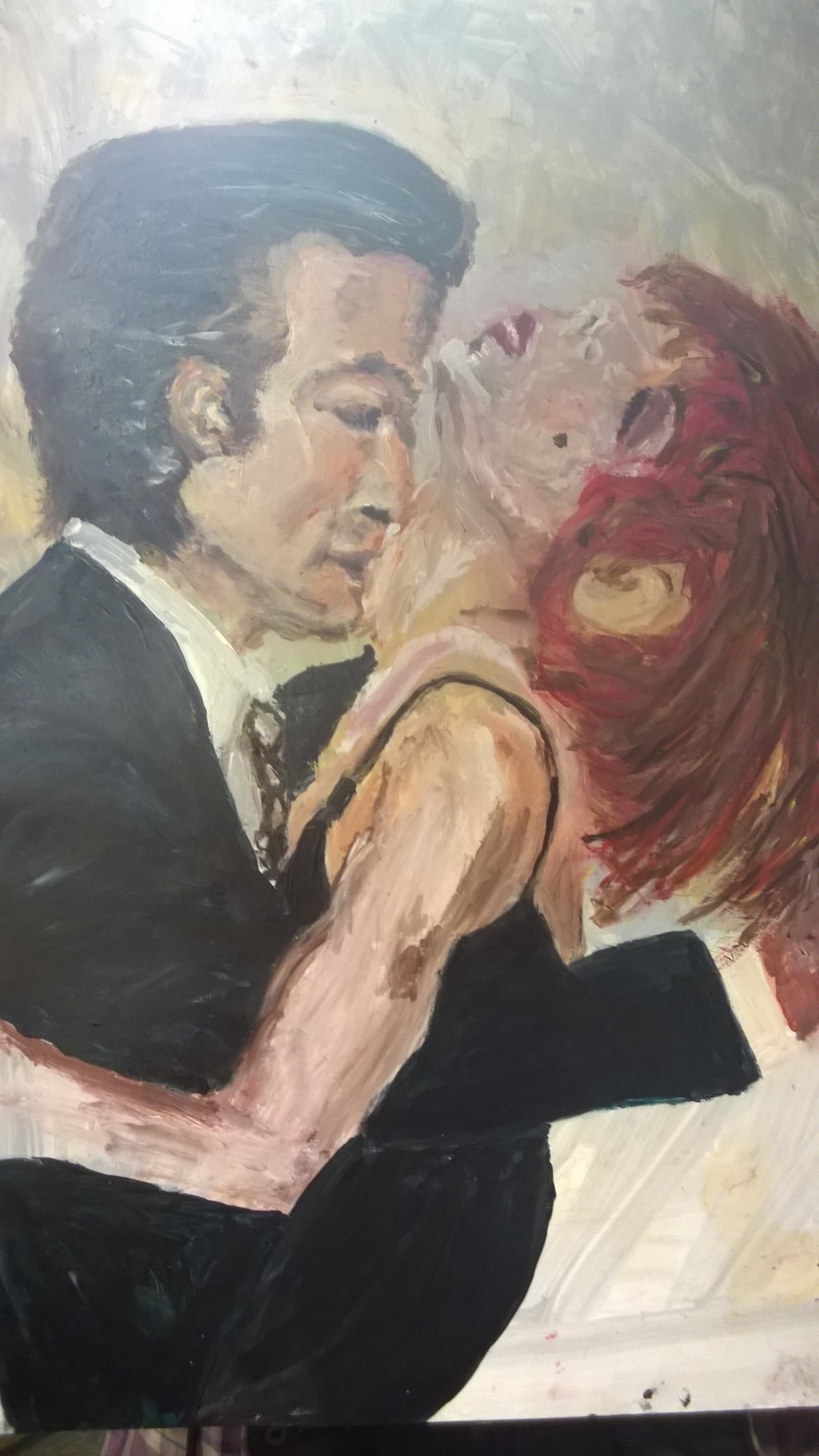 918x1632 Double Trouble 007 Acrylics, Water Paint Pop Art Tizzeey - 007 Painting