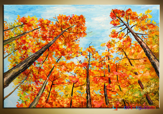 570x398 Landscape Paintings Lj Oil Painting 100% Hand Made Hand - 1 Painting