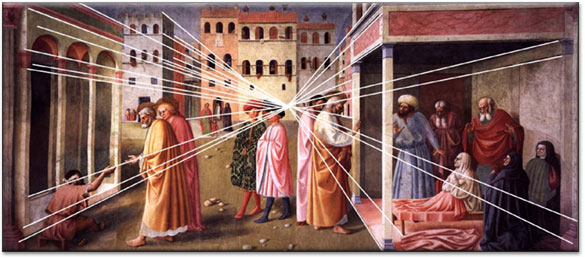 585x258 Perspective The Rise Of Renaissance Perspective - 1 Point Perspective Painting