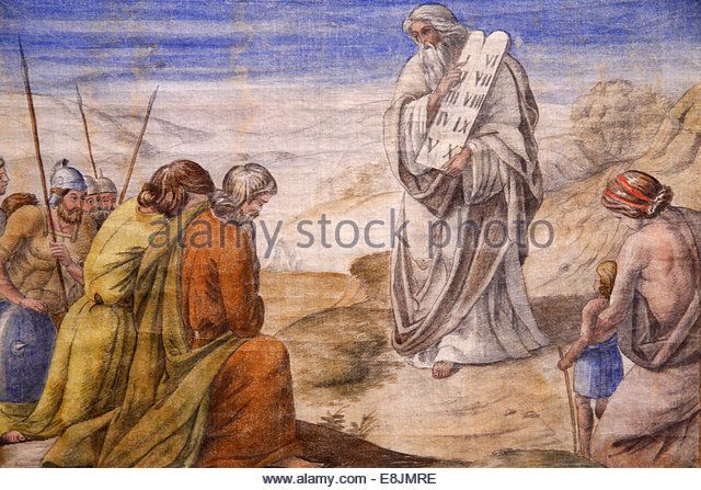 640x447 Ten Commandments Painting - 10 Commandments Painting