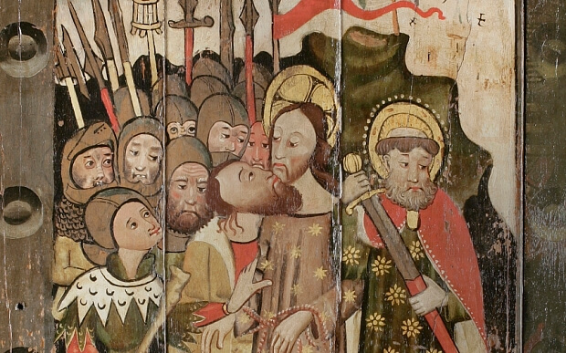620x387 Medieval Painting Survived Reformation Disguised As 10 - 10 Commandments Painting