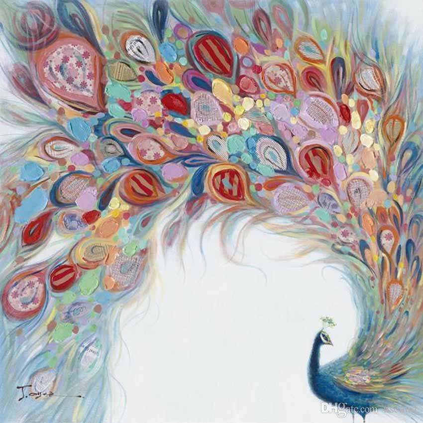 850x850 2018 Fashion 100% Hand Painted Birds Oil Painting On Canvas Mural - 100 Birds Painting