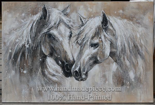 600x407 Modern Art Samples - 100 Horses Painting