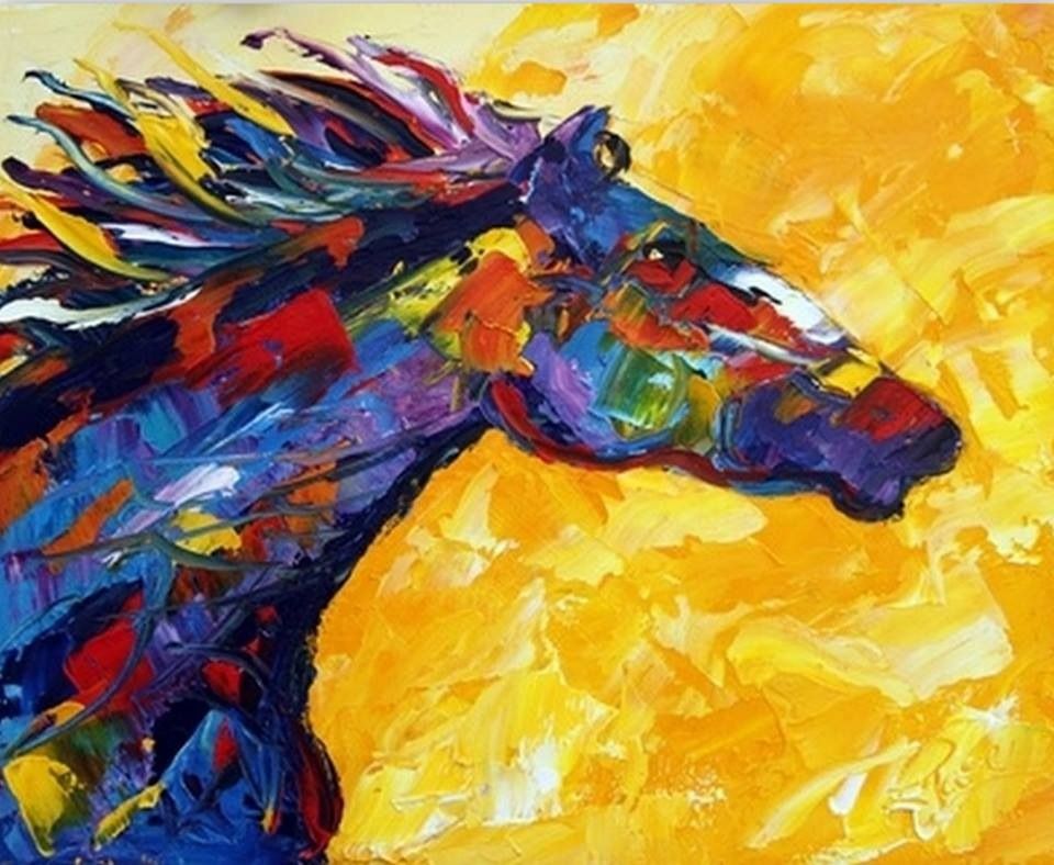 960x788 Summer Horse Painting 5, 100 Horses 100 Days Of Summer - 100 Horses Painting
