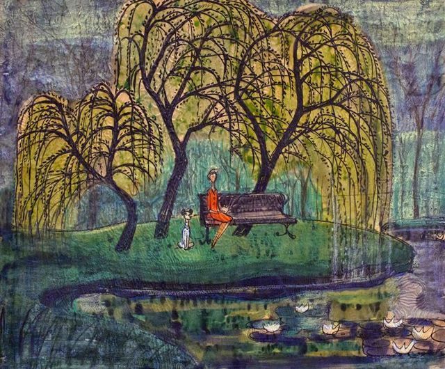 640x530 101 Dalmatians Visual Development By Ken Anderson. Wall Art - 101 Dalmatians Painting