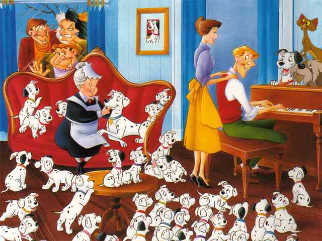 640x480 101 Dalmatians 1 Shanghai Squared - 101 Dalmatians Painting