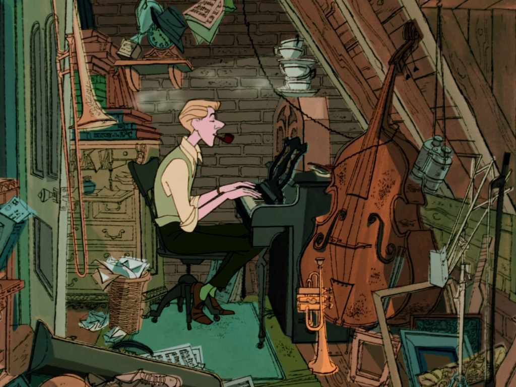 1024x768 15 Reasons Why Roger From 101 Dalmatians Is Severely Underrated - 101 Dalmatians Painting