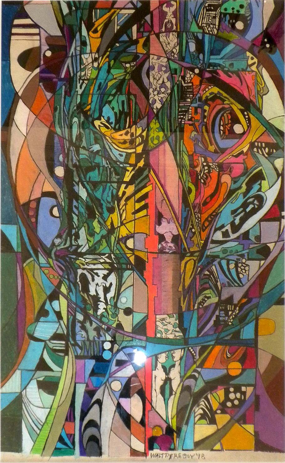 910x1476 Walt Peregoy, - 101 Dalmatians Painting