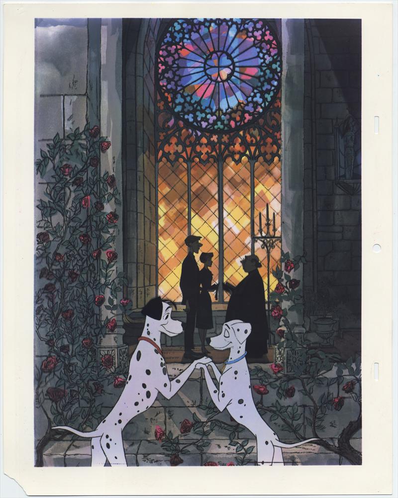 800x1002 Disney 101 Dalmatians Dye Transfer Print - 101 Dalmatians Painting