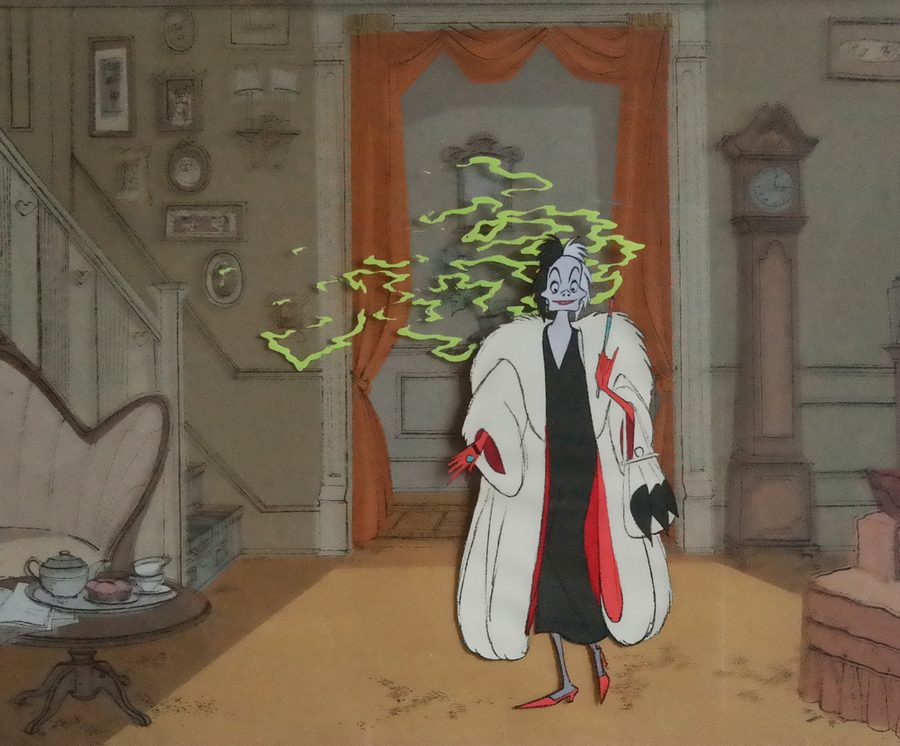 900x746 101 Dalmatians Cel Amp Background - 101 Dalmatians Painting