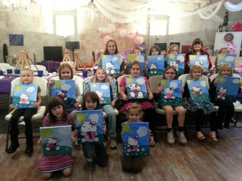 800x600 Bubbles N Brushes! - 11x14 Painting