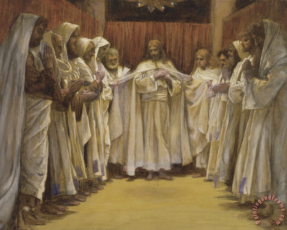 960x771 Tissot Christ With The Twelve Apostles Painting - 12 Apostles Painting