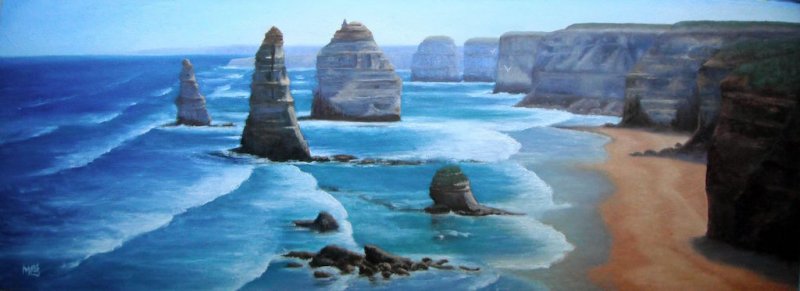 800x291 Oil Painting Archives - 12 Apostles Painting