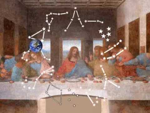 480x360 Davinci's 12 Apostles Are Allegory Of Sunearth's 12 Orbital - 12 Disciples Painting