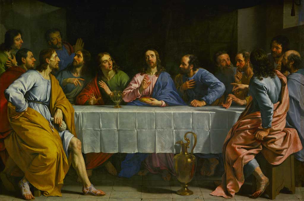 1024x678 Pics Of The Last Supper Jesus And Disciples - 12 Disciples Painting