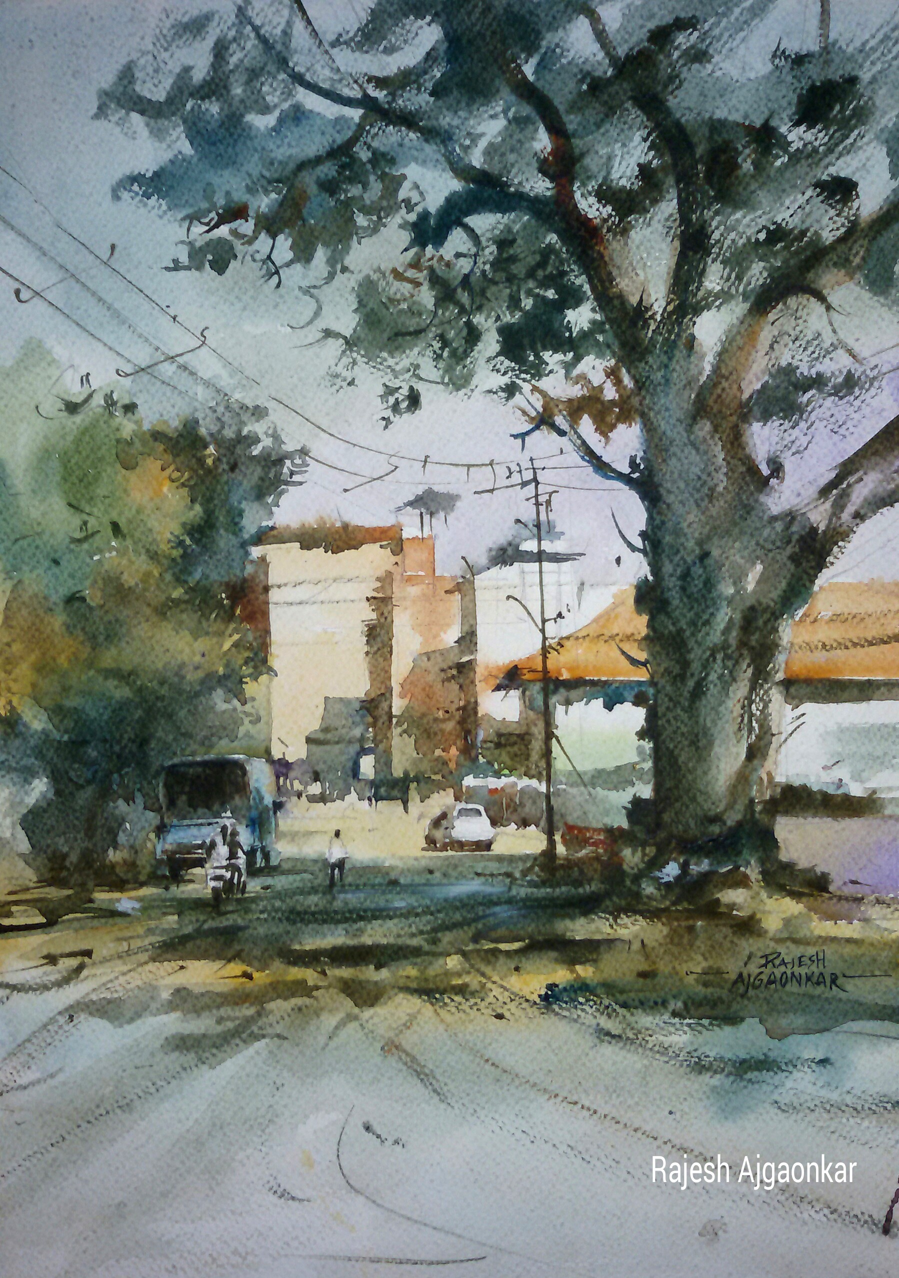 1798x2557 Beauty Of Nature 12 14'' X 10'' Vertical Water Colour Painting - 12 Painting