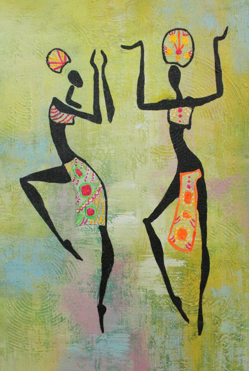 860x1280 Buy African Art 12 Handmade Painting By Ram Achal. Code - 12 Painting