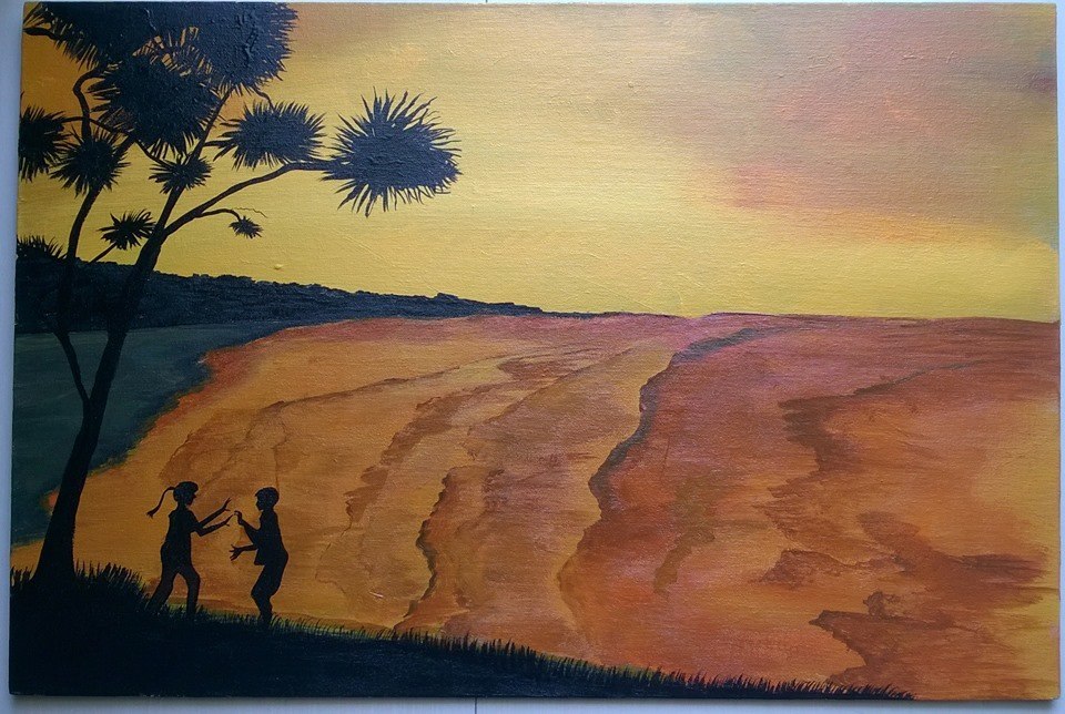 960x644 Buy Nature Happiness 12 X 18 Handmade Painting By Indhuja Raghavan - 12 Painting