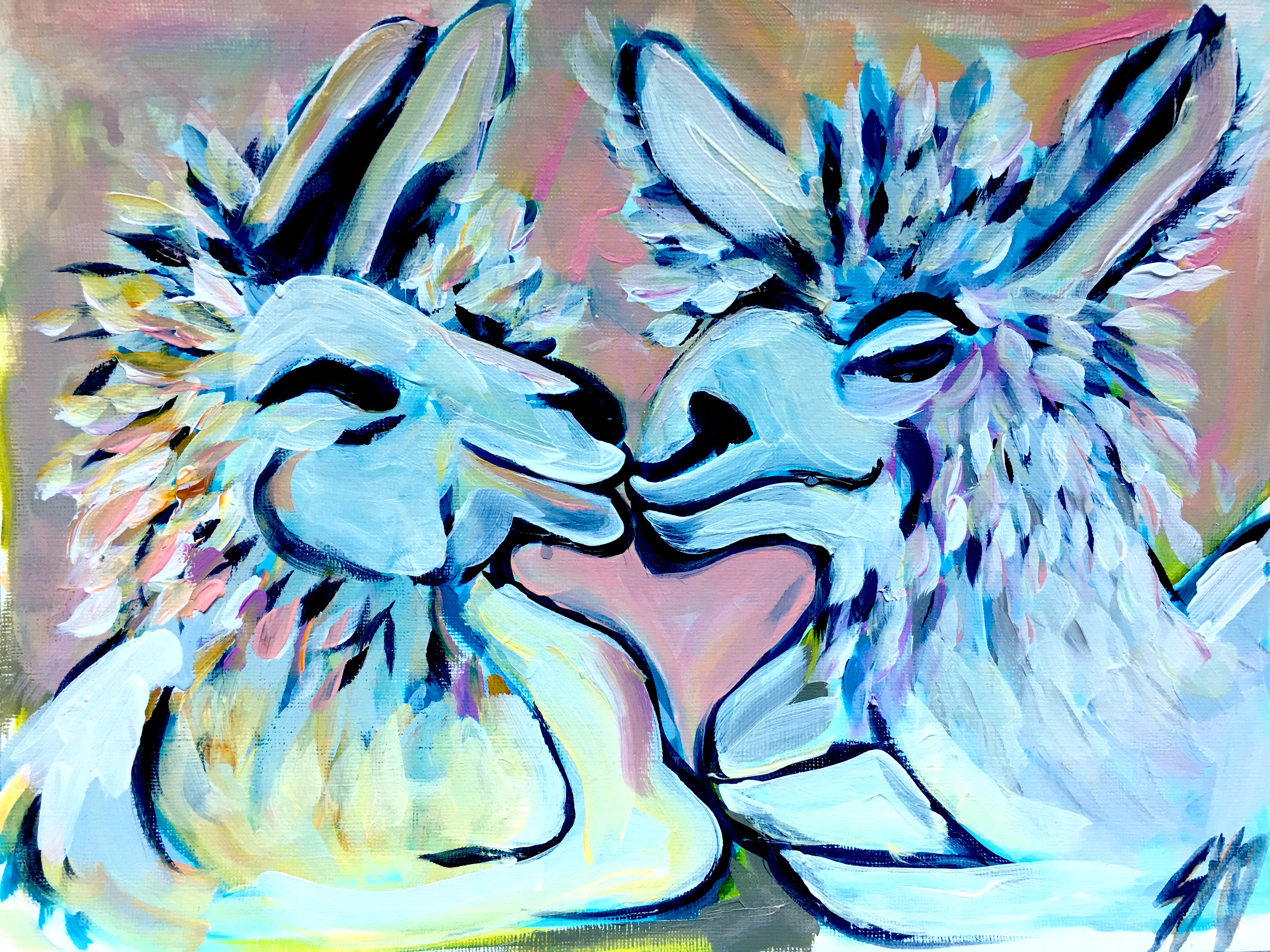 4032x3024 Llama (Painting On Paper) Durrett Designs - 12 Painting