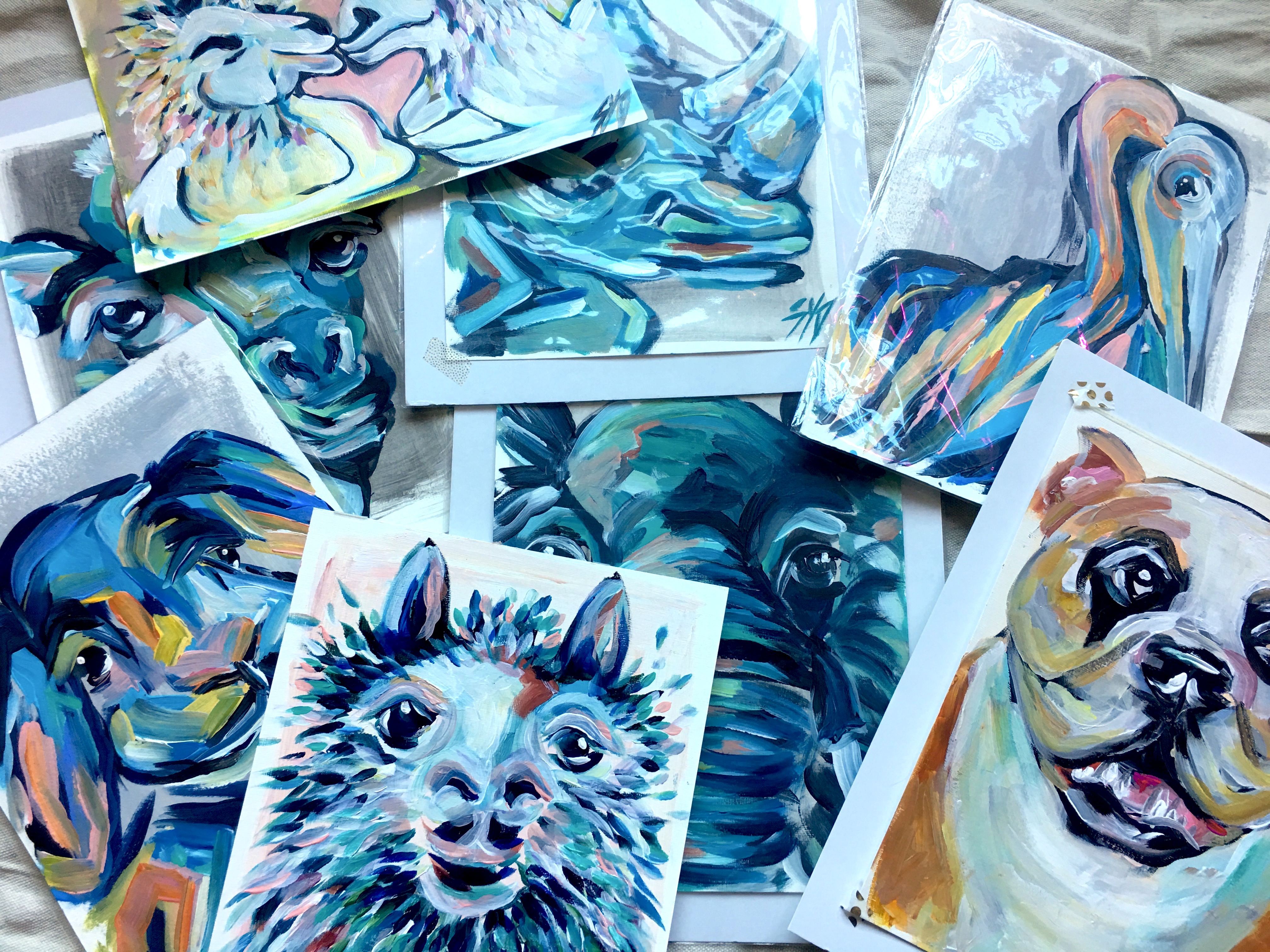 4032x3024 Mr. Wise (Painting On Paper) Durrett Designs - 12 Painting