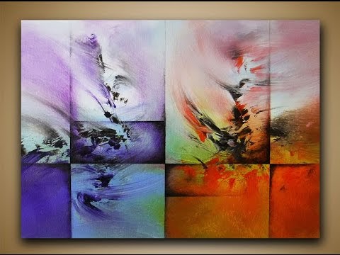 480x360 Abstract Painting Demo 12 Acrylic Painting Abstract Art How - 12 Painting