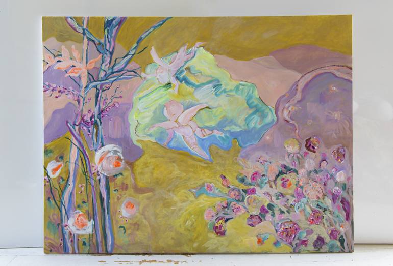 770x523 Saatchi Art Le Printemps Painting By Davina Shefet - 123 Painting