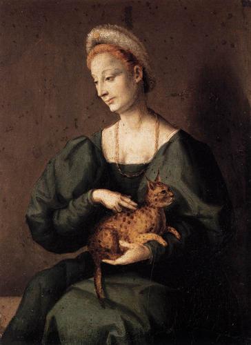 364x500 Cats Through The Ages The 1500s 1600s Elena's Kitty Care - 1600s Painting