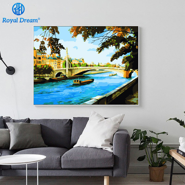 640x640 Natural Scenery 16x20 Paint By Number Kit Diy Acrylic Oil - 16x20 Canvas Painting