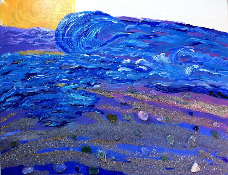 770x591 Saatchi Art Mixed Media Canvas Painting, Original Acrylic, Wall - 16x20 Canvas Painting