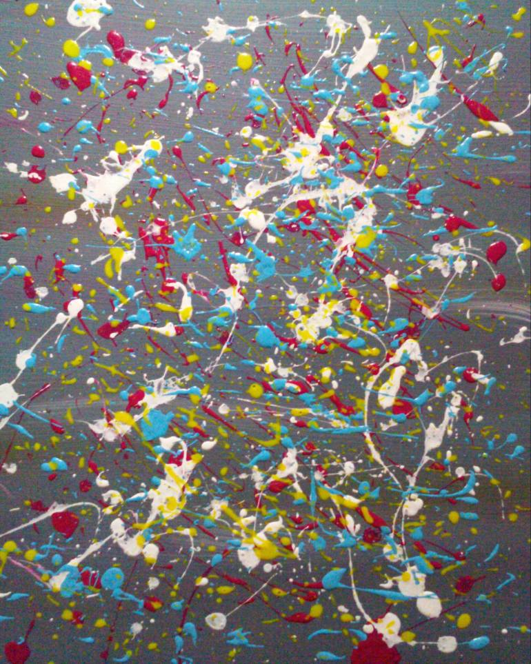 770x963 Saatchi Art The Love Club Abstract Expressionism On 16x20 Canvas - 16x20 Canvas Painting