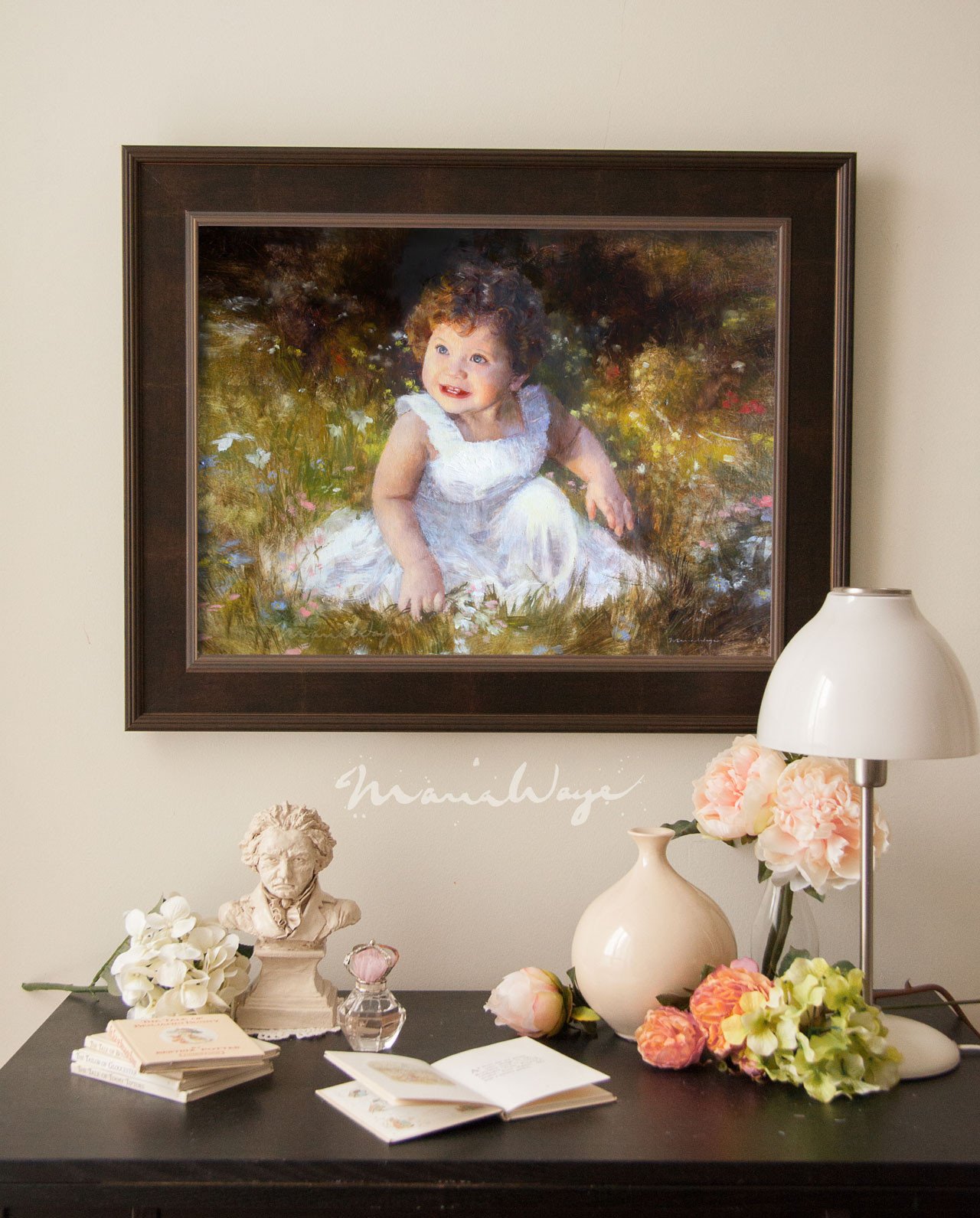 1280x1591 Custom Portrait Oil Painting 16x20 One Person Or Pet (40.64x50.8 - 16x20 Painting