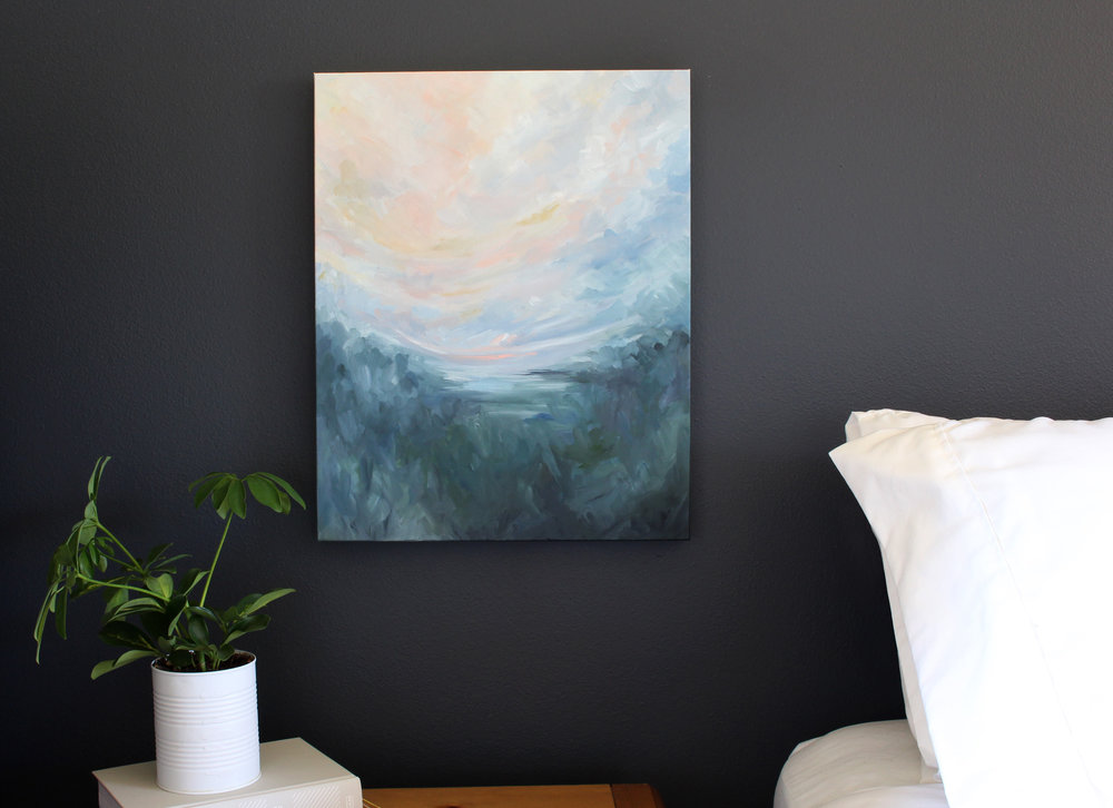 1000x726 Mellow Morning 16x20 Inches, Acrylic Painting Kendra Castillo - 16x20 Painting