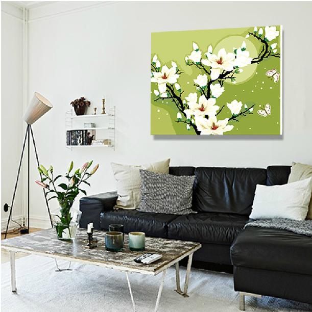 611x612 Paint By Number Kit 16x20 Painting On Canvas Wooden Frame Vintage - 16x20 Painting