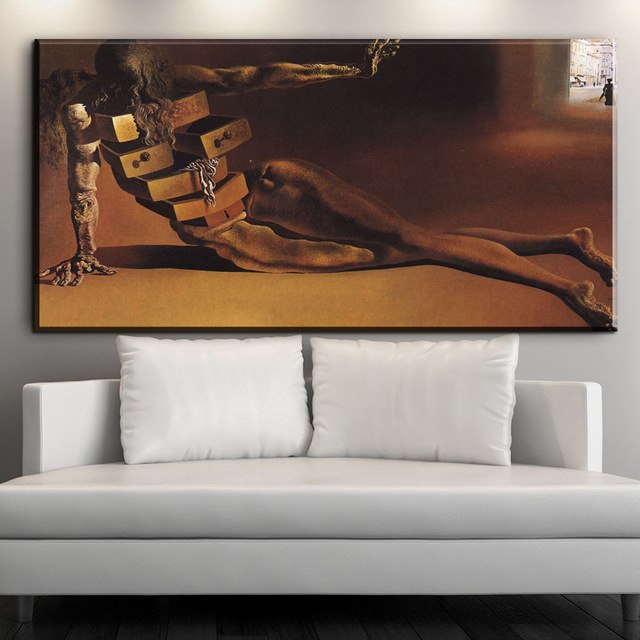 640x640 Xdr582 Classic Abstract Painting Salvador Dali Surreal Artwork - 16x20 Painting