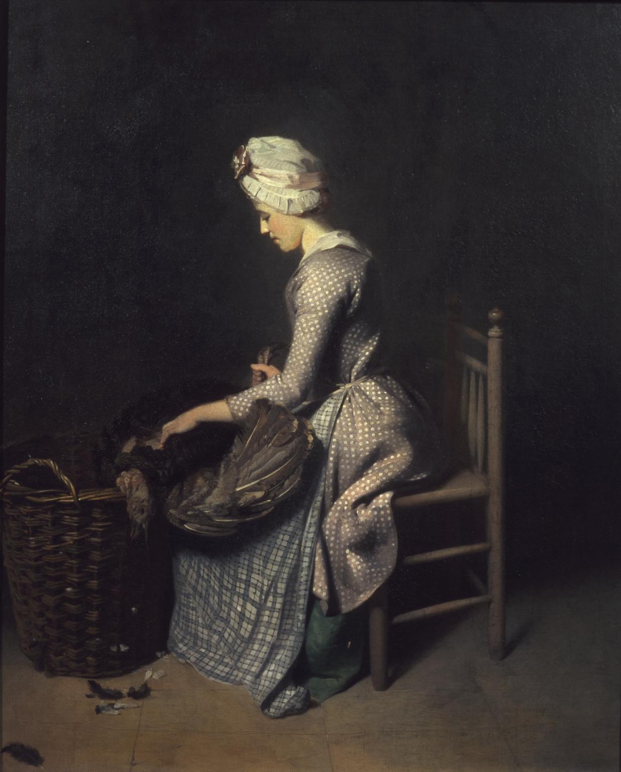 1236x1536 Plucking The Turkey', Henry Walton, Exhibited 1776 Tate - 1776 Painting