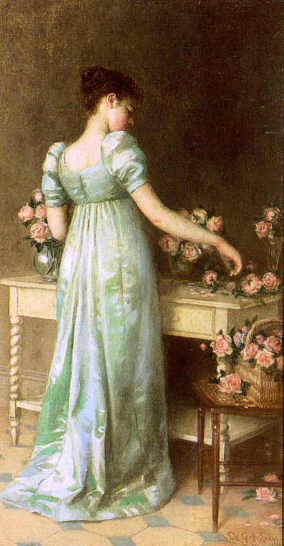 412x792 Home Living Women - 1800s Painting