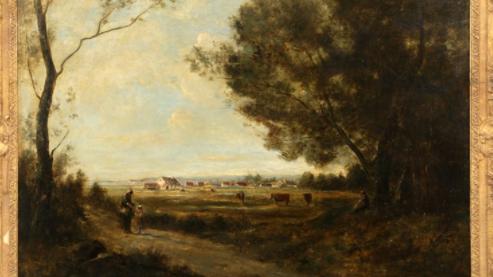 493x277 Painting Shatters Record For Top Price On Everything But The House - 1800s Painting