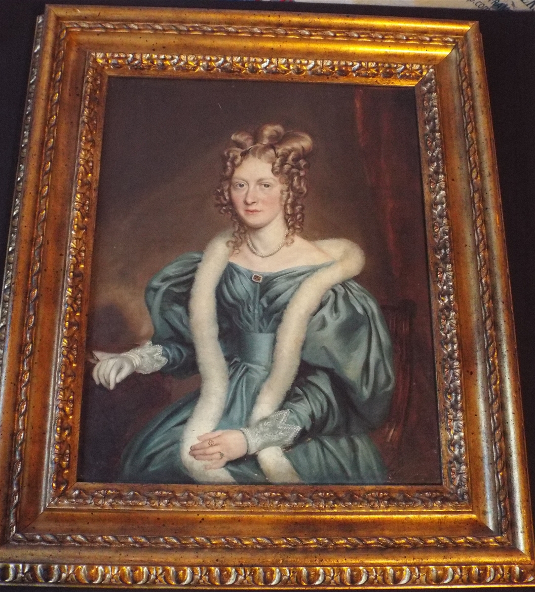 1084x1200 18th Century Oil Painting Of Lady - 18th Century Painting