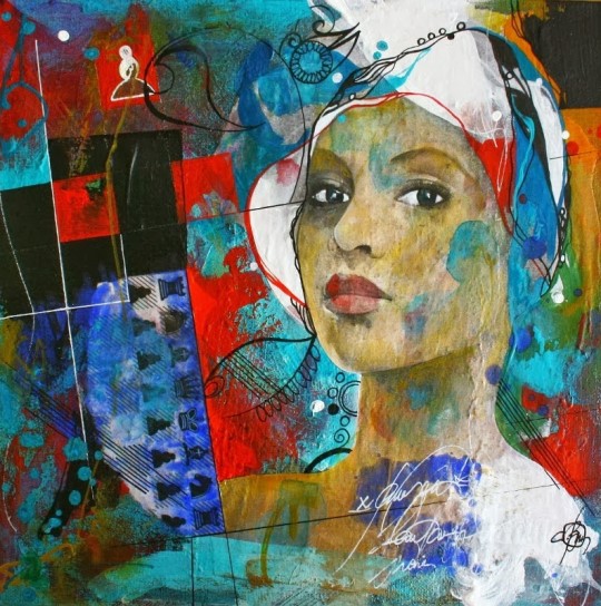 540x544 Carole Bressan Paintings Drawn From Magic Realism Mutantspace - 1920s Painting