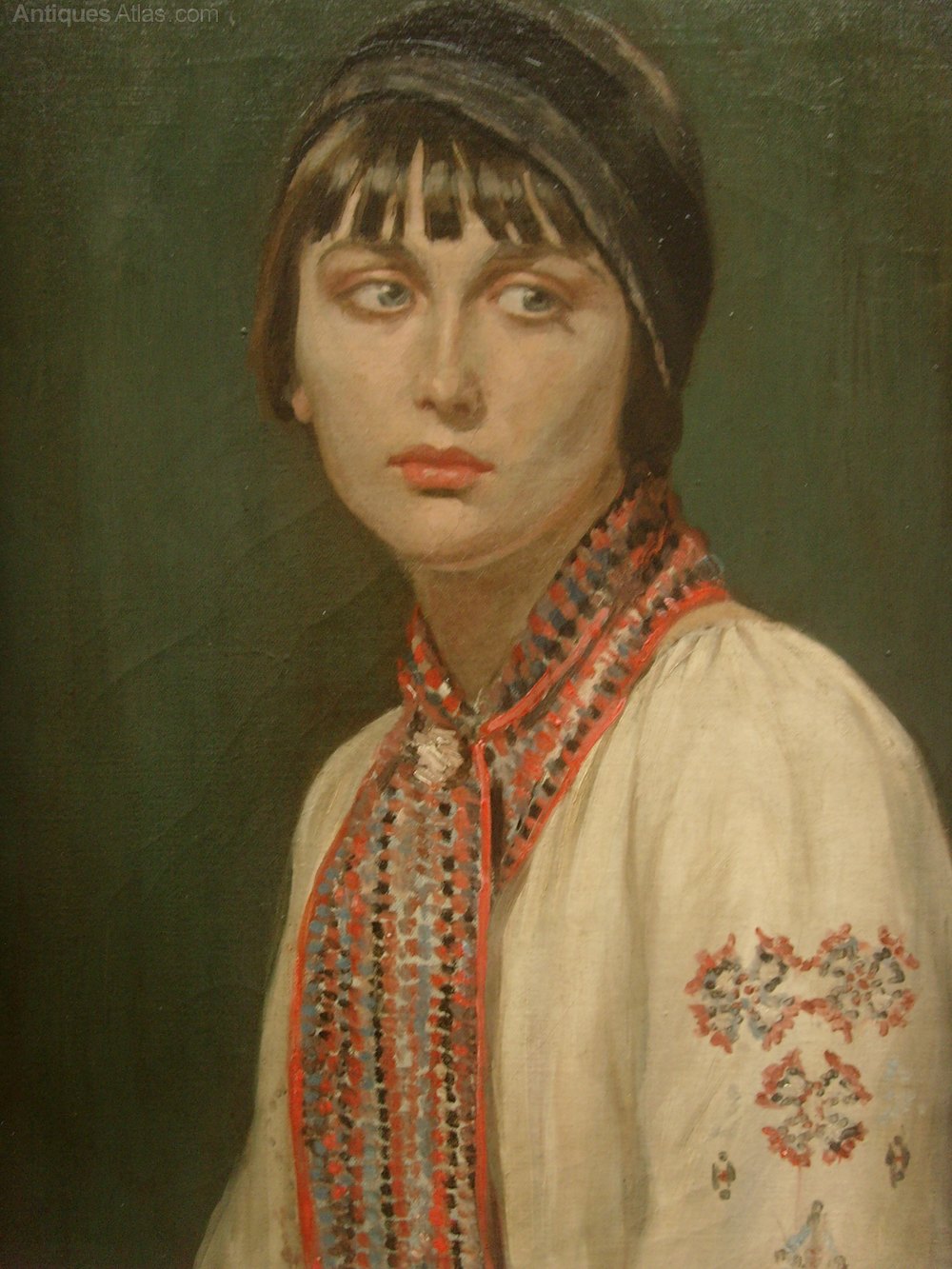 1000x1333 Antiques Atlas - 1920s Portrait Painting