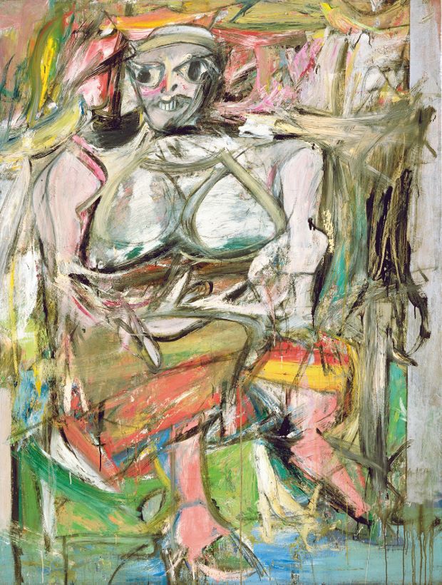 620x820 The Strange Story Behind Willem De Kooning's Woman I Art - 1950 Painting