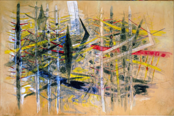 700x468 All Art Is Tragedy' Wifredo Lam Paints A Picture, In 1950 Artnews - 1950 Painting