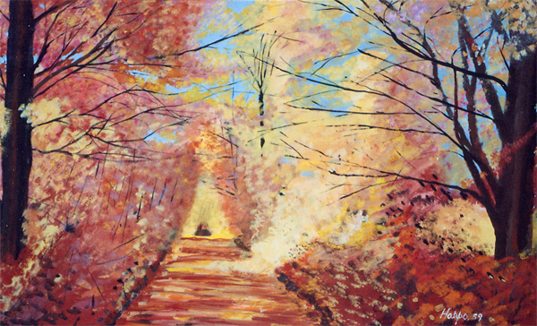 600x364 Harpo's Place - 1950s Painting