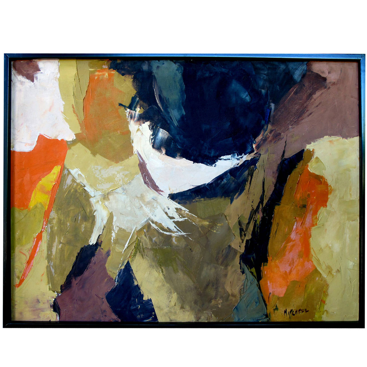 1280x1280 American 1960s Abstract Expessionist Painting By Kit Mitchell - 1960s Painting