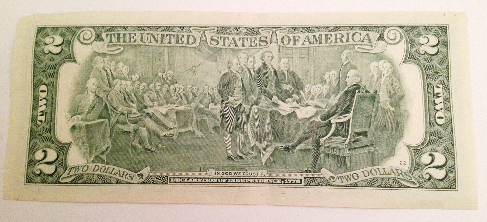 1600x729 Two Dollar Bill The Materials Of History, Thought, And Art - 2 Dollar Bill Painting