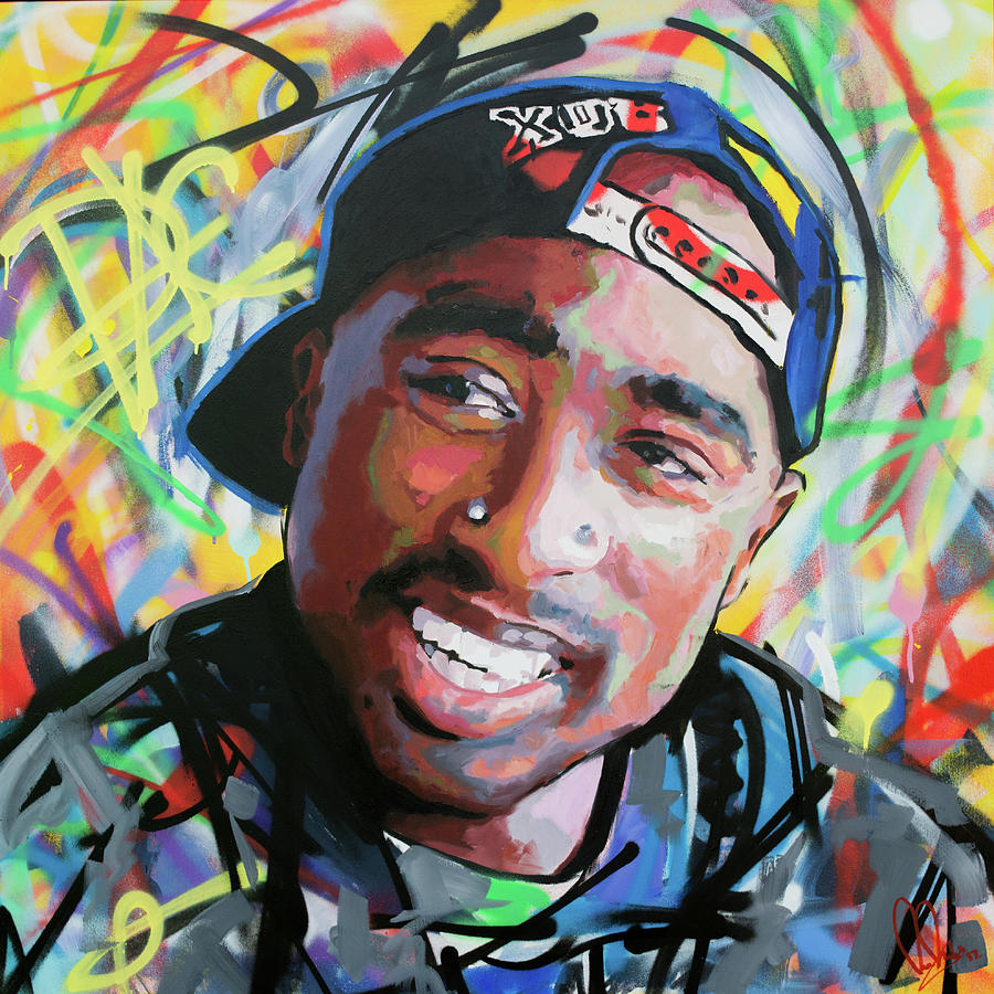 900x900 2pac Paintings Fine Art America - 2 Pac Painting