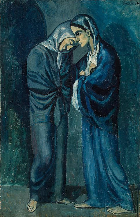 482x745 The Two Sisters, 1902 By Picasso - 2 Sisters Painting