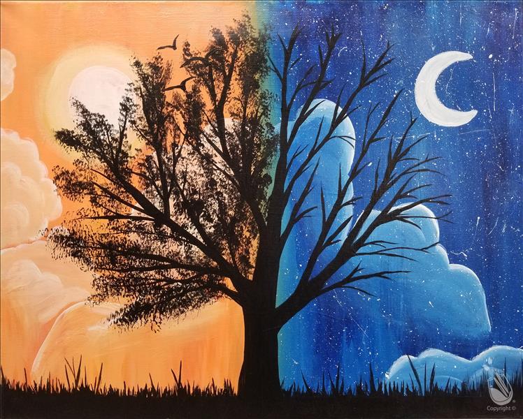 748x600 Day And Night - 2018 Painting