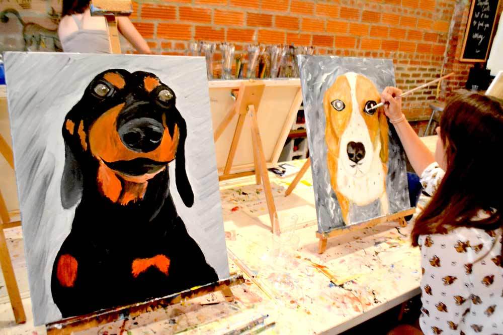 1000x667 May 22, 2018 Paint Your Pet Canvas Painting @ Arch City Tavern - 2018 Painting