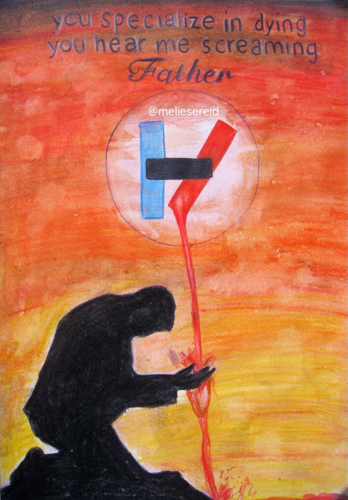 712x1024 Twenty One Pilots - 21 Pilots Painting